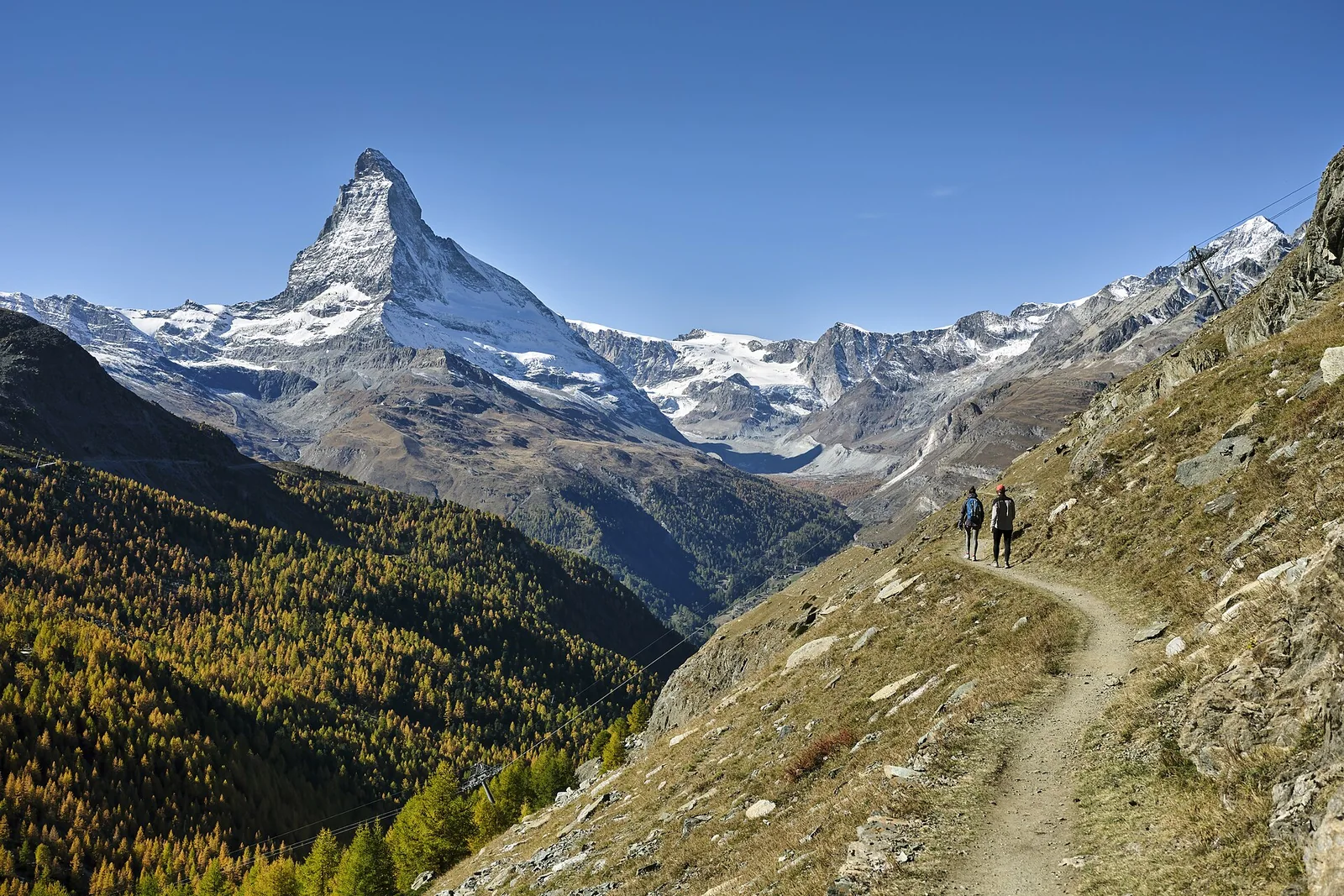 The Matterhorn above Zermatt, Switzerland
